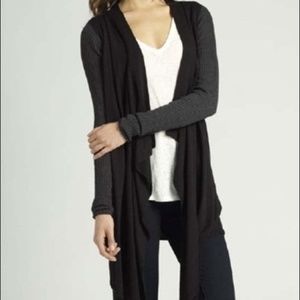 Joie Fennel Rib Color Block Cardigan